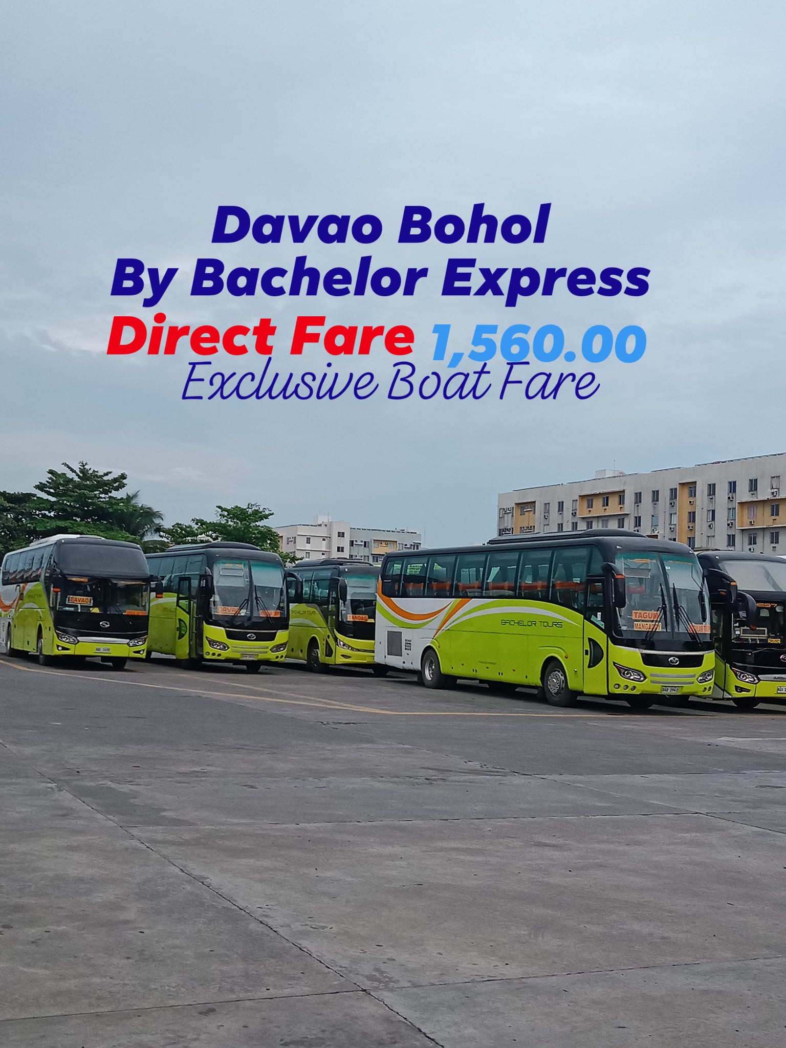 Davao to Bohol bus vice versa