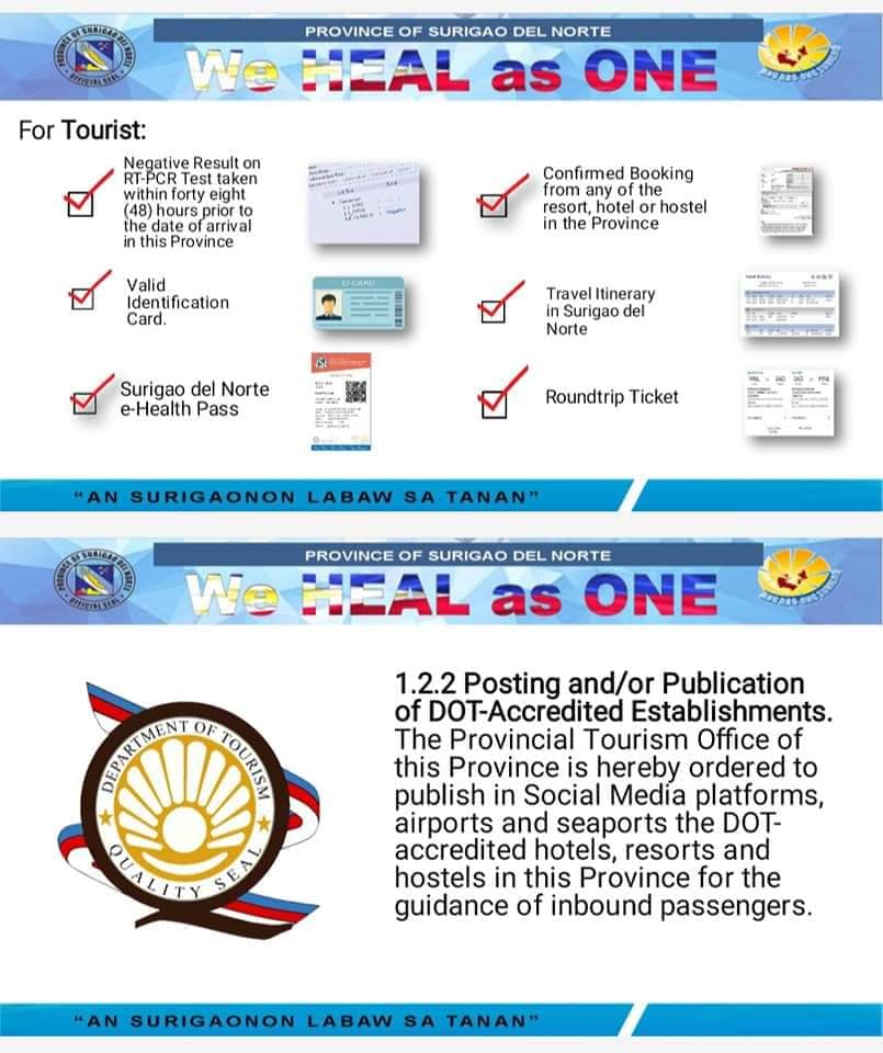 Siargao Surigao Guidelines
