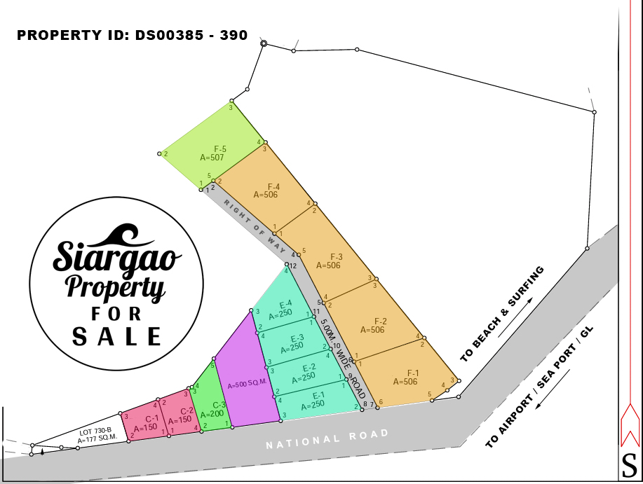 3 Million Lot For Sale in Pacifico near surfing and beach Siargao