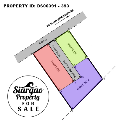 1 Million Lot For Sale in Pacifico near surfing and beach Siargao